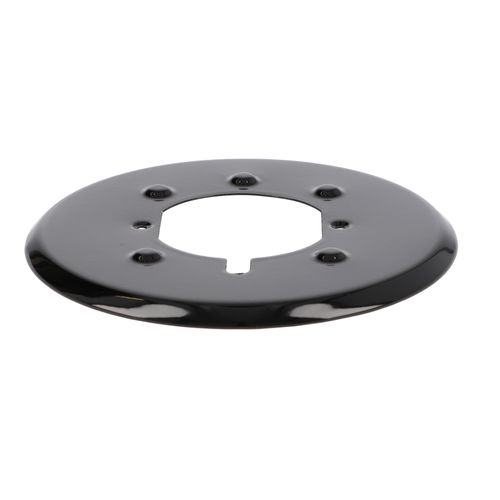 Cúpula para cubierta cristal Haceb, quemador rápido negro