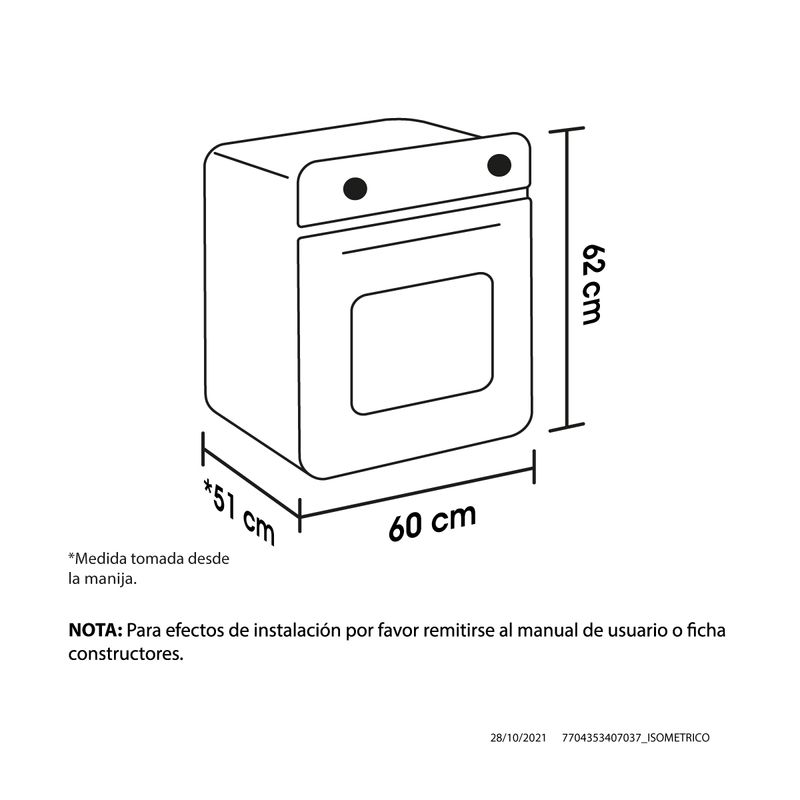 Horno Microondas Combinado Oraito de 60cms, 6 funciones y sonda - GORENJE