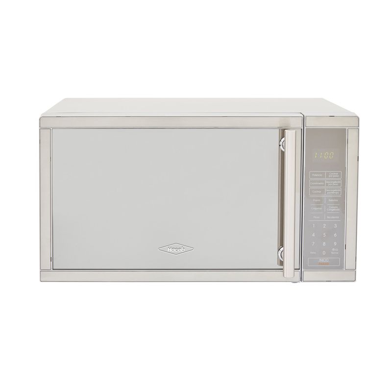 Horno Microondas Haceb Inox Con Manija 0.7 (20 Litros) - Haceb