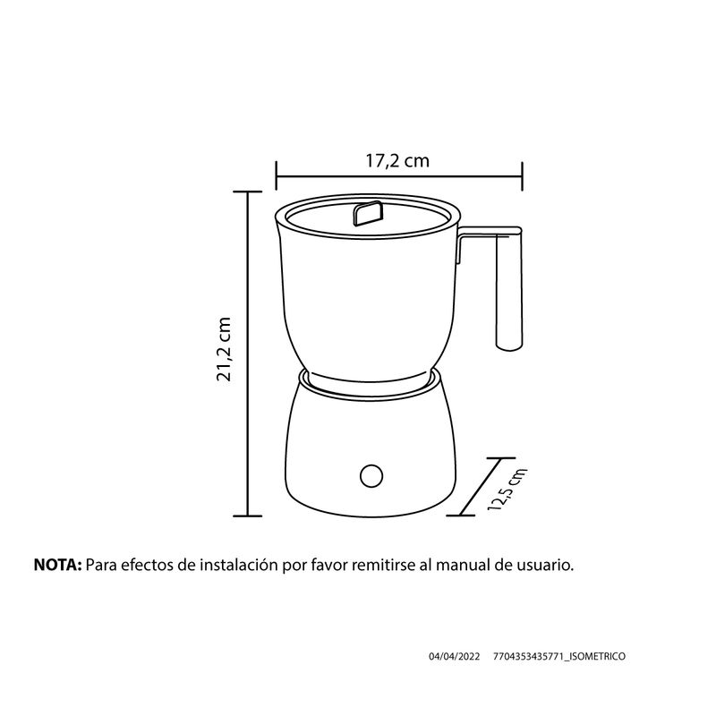 FREE SHIPPING,Chocotera/Chocolatera Haceb,Electric,Acero