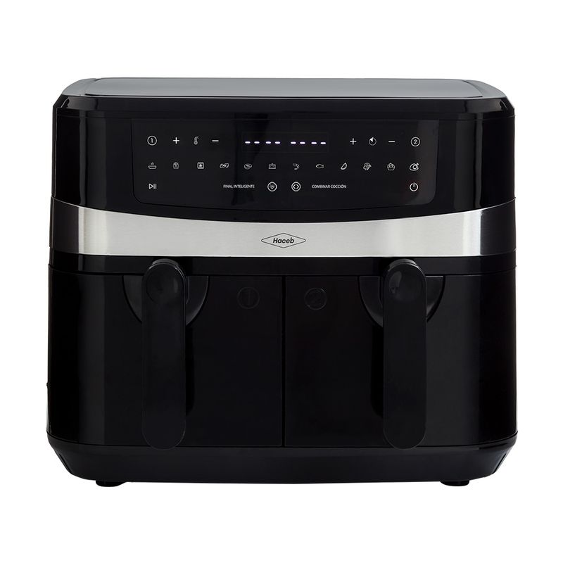 Freidora De Aire Con Doble Canasta Massive Rock Airfryer 8 L