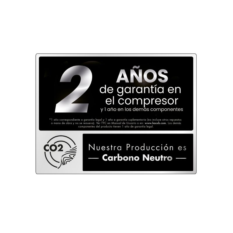 Nevera-Haceb-Frost-250-Litros-Manija-Integrada---Titanio