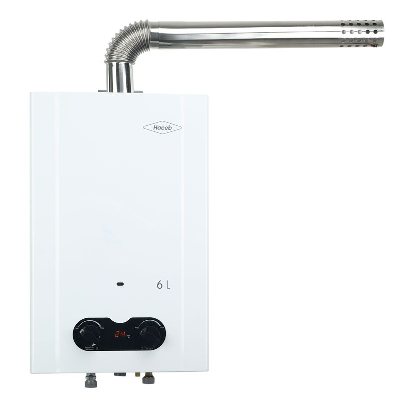 Calentador-de-agua-Haceb-de-paso-a-gas-natural-tiro-forzado-Bambu-6-litros-blanco