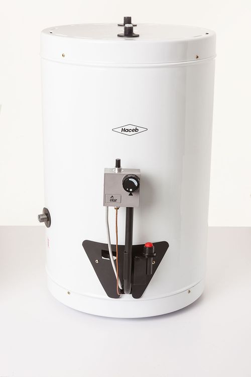 Calentador de agua Haceb acumulación a gas natural 10 galones blanco