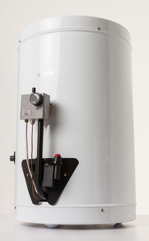 Calentador de agua Haceb acumulación a gas natural 10 galones blanco