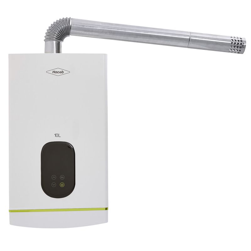 Calentador-de-agua-Haceb-de-paso-a-gas-natural-tiro-forzado-modulante-Coral-10-litros-blanco
