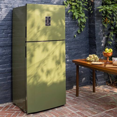Nevera Haceb Ecodiseñada 404L Verde  Oliva Inverter