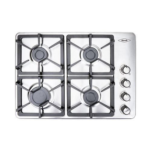 Estufa de empotrar Haceb inox 60x43 cm hierro fundido a gas natural