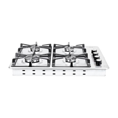 Estufa de empotrar Haceb inox 60x51 cm hierro fundido a gas natural
