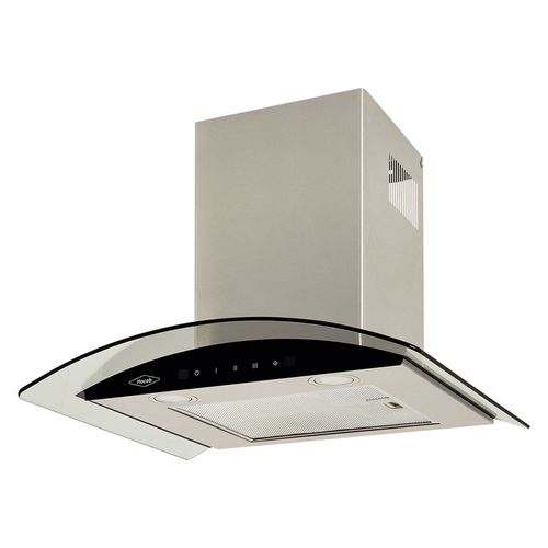 Campana peninsula vidrio inox-negro 60 Cm 3 velocidades