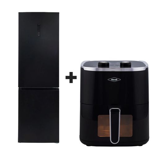 Combo Momentos gourmet: Nevera  Bottom Mount 382 Lts + Freidora de aire Haceb 4.2 litros