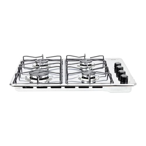 Combo Complemento: Estufa de empotrar Inox 60x43 cm alambrón GN + Campana Tofu 3V + Horno microondas 0.7 lts Plata