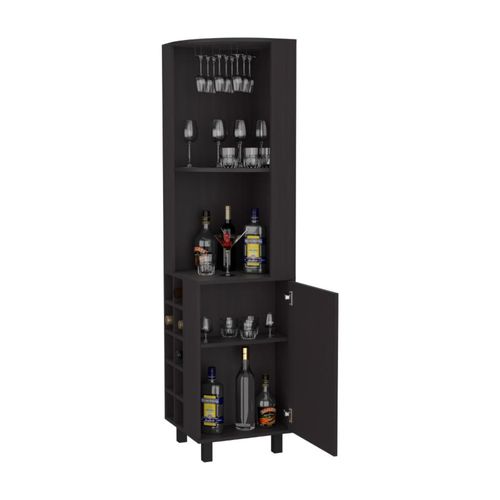 Bar Esquinero Wesley, Wengue, con dos Entrepaños y Puerta