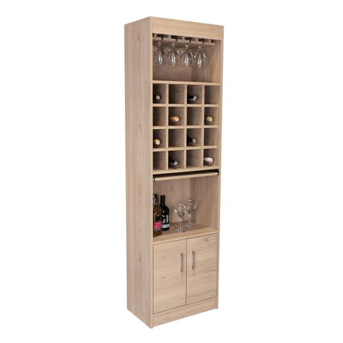 Bar Sancro, Beige, con Gran Capacidad de Almacenamiento