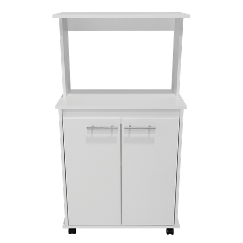Módulo Microondas Delfi, Blanco, con Dos Puertas Batientes