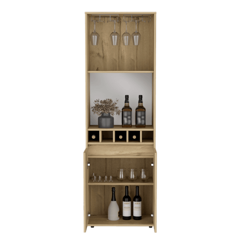 Bar Alto Prandy, Café Claro, con Amplio Espacio Para Almacenamiento de Botellas