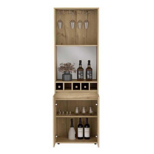 Bar Alto Prandy, Café Claro, con Amplio Espacio Para Almacenamiento de Botellas