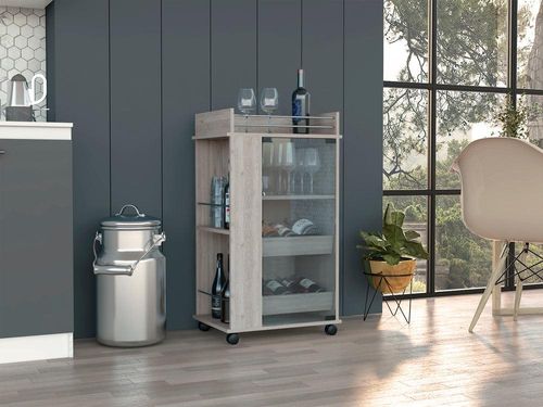 Bar Spirit, Humo, con Amplios Espacios Para Ubicar Copas y Botellas