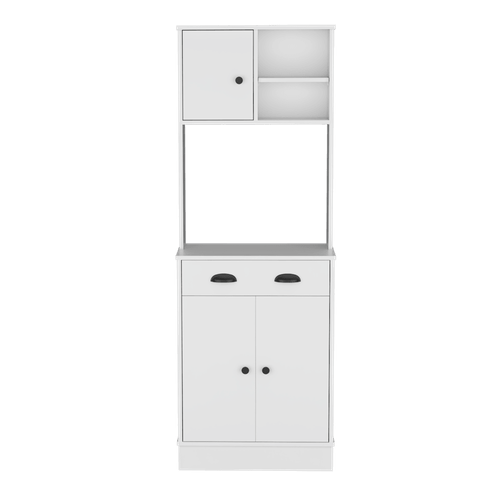 Alacena Almena, Blanco Duqueza, con puertas y gran capacidad de almacenaje