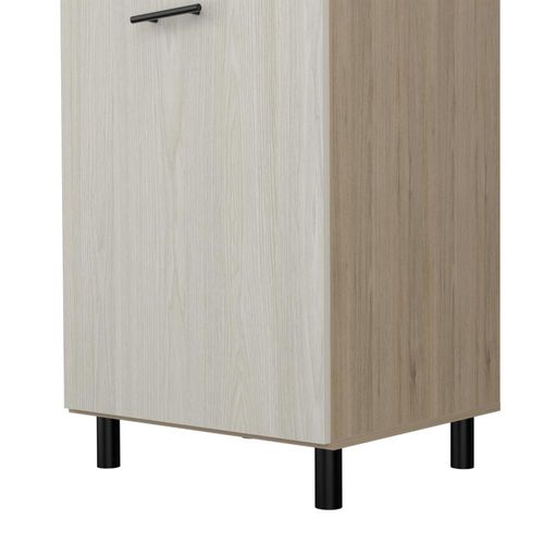 Alacena Gante, Beige y Nevado, con  amplios espacios para almacenamiento
