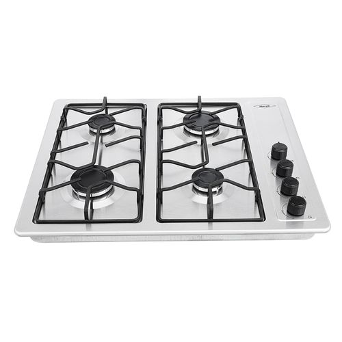 Estufa de empotrar inox 66X54 cm platina a gas natural Haceb