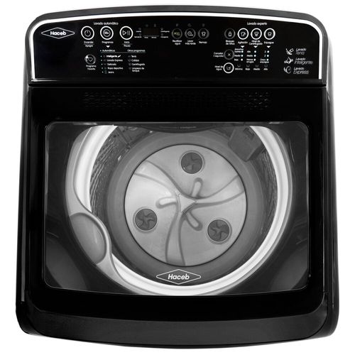 Lavadora ZOÜ 16 Kilogramos Haceb digital Negra