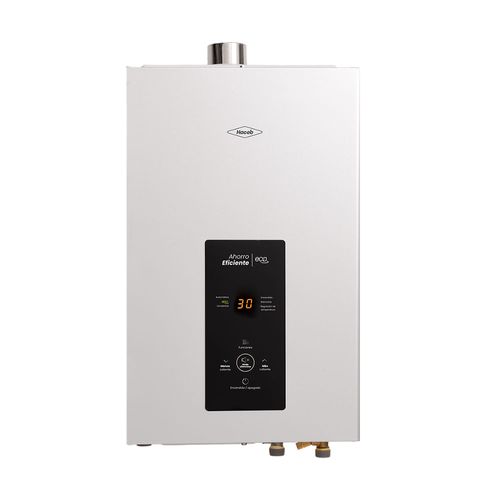 Calentador de paso tiro forzado 15 L modulante gas natural blanco Haceb