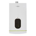 Calentador de agua Haceb de paso a gas natural tiro forzado modulante Coral 10 litros blanco