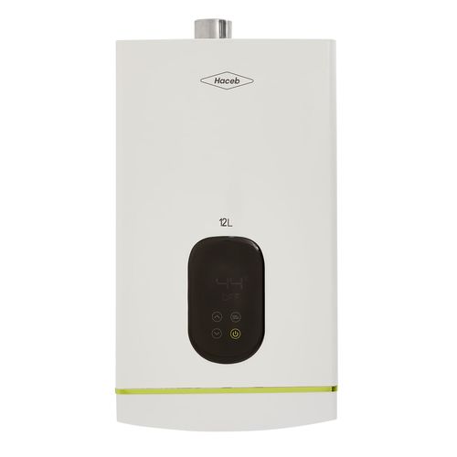 Calentador paso tiro forzado 12 L modulante gas natural blanco Haceb