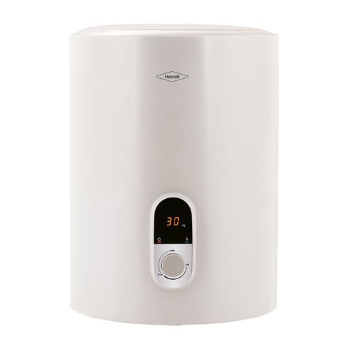 Calentador 32 L u 8 gal acumulación eléctrico 120 V blanco Haceb