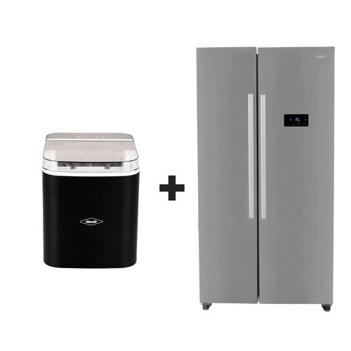 Kit Pro Mundialista: Nevecón 563 Lts Inox + Fabricador de hielo 1.3 Lts