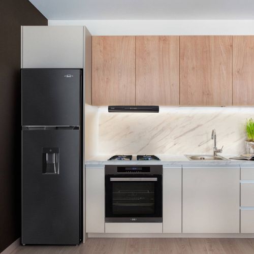 Nevera Haceb No Frost 241 Litros Manija Integrada Negra