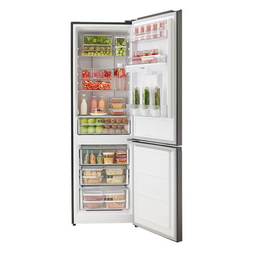Nevera Haceb Bottom mount 314 litros con dispensador de agua Inox negra