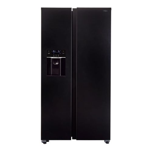 Nevecón Haceb 621 Litros con Fabricador y Dispensador de Agua Automático Negro