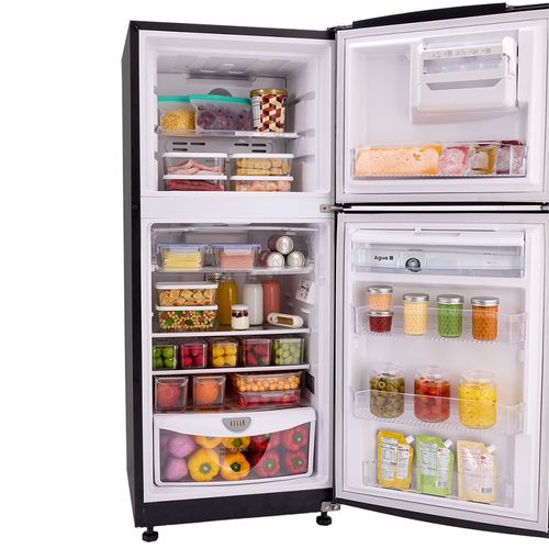 Nevera Haceb No Frost 243 Litros Inverter Manija Externa Negro Cósmico