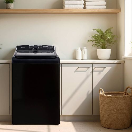 Lavadora Haceb carga superior 18 Kg con perilla negra