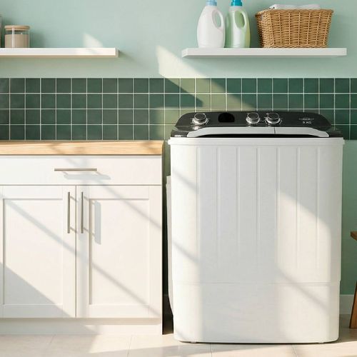 Lavadora Haceb semiautomática 9 Kg blanca