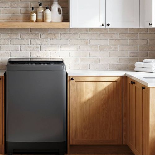 Lavadora Haceb Carga Superior de 12.5 kg Digital Gris