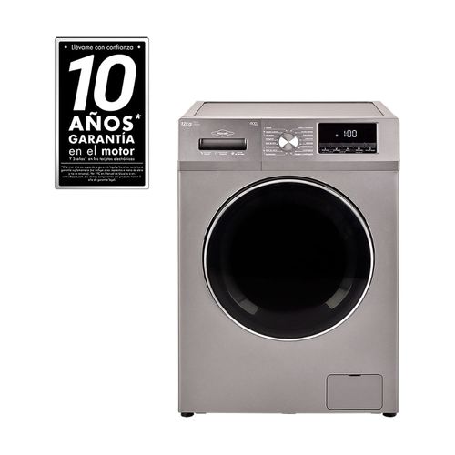 Lavadora secadora Haceb carga frontal 12 kg