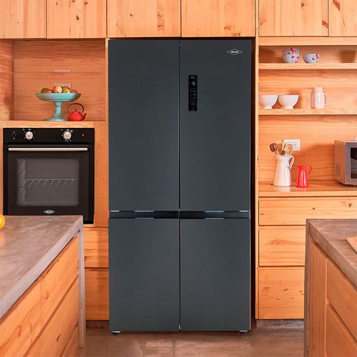 Nevera Cross Door Moscu 586 Litros Panel Digital Externo Negra
