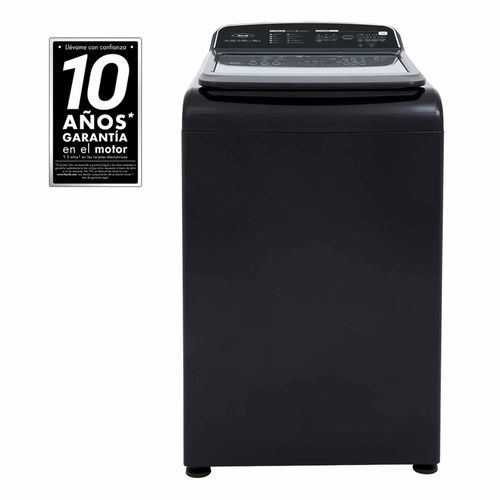 Lavadora carga superior de 19 kg Digital Gris Coal