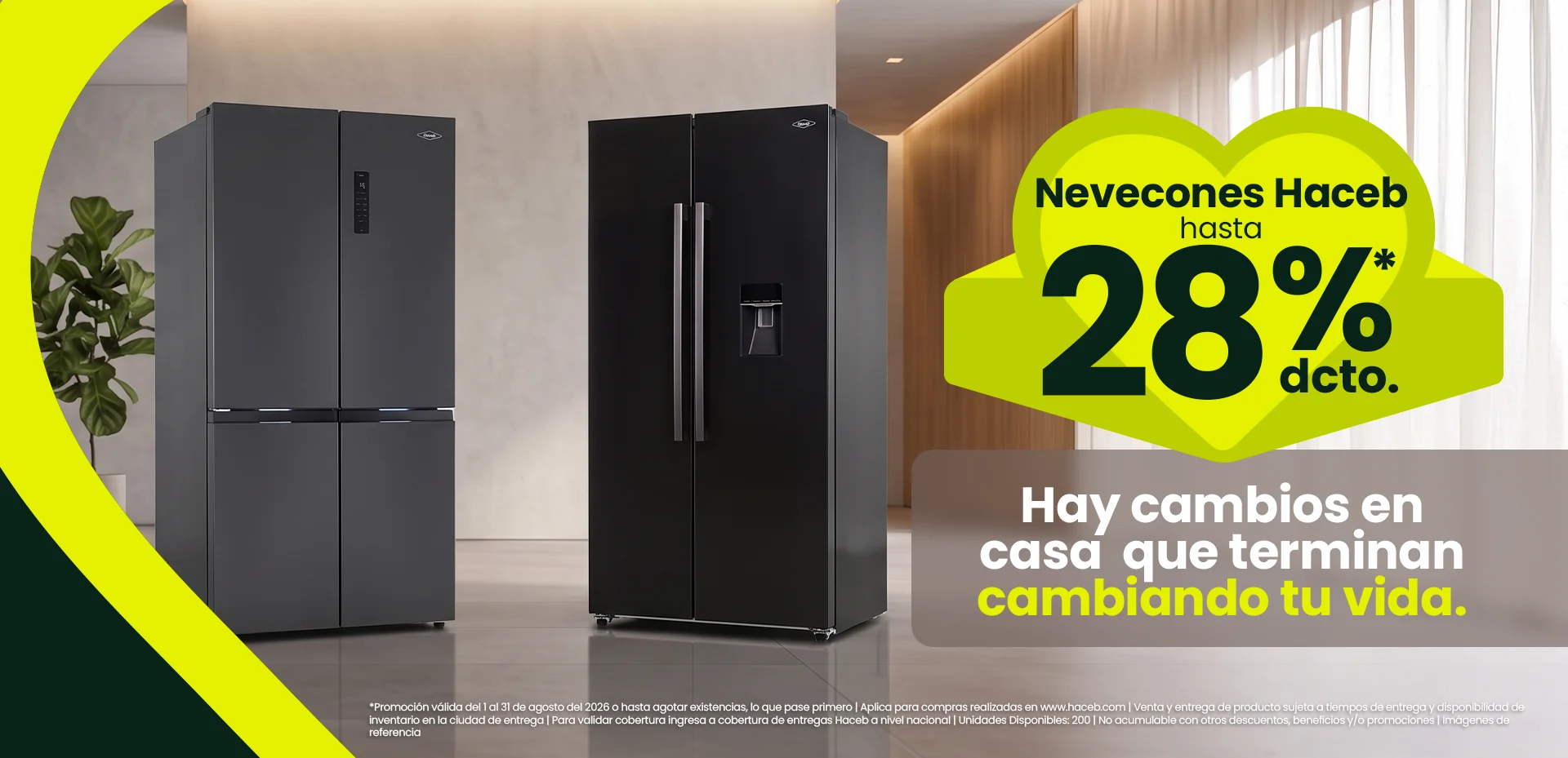 Lleva tu nevecon 15 litros Haceb hasta con el 28% de dcto. Compra aquí