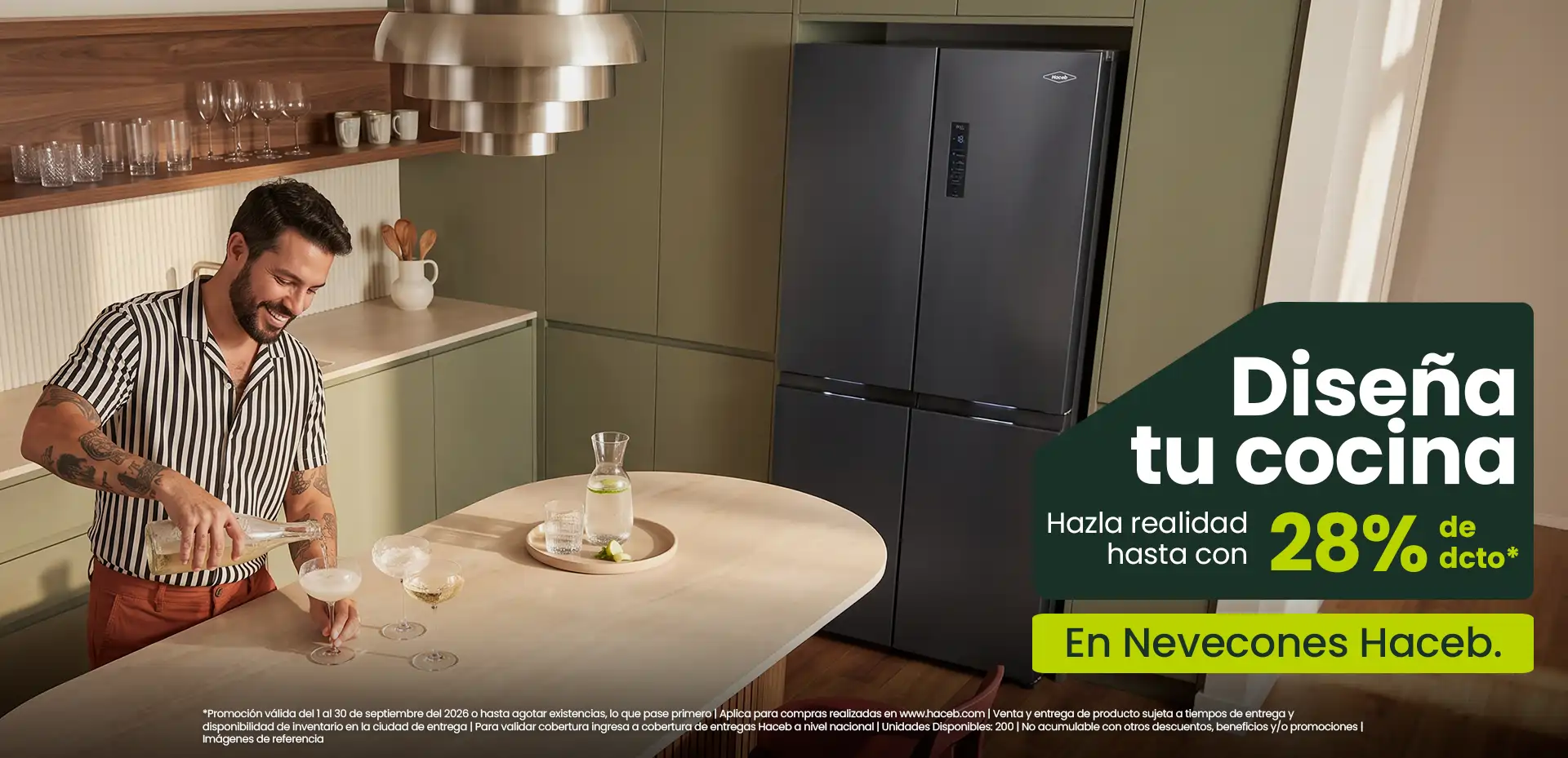 Lleva tu nevecon Haceb hasta con el 28% de dcto. Compra aquí
