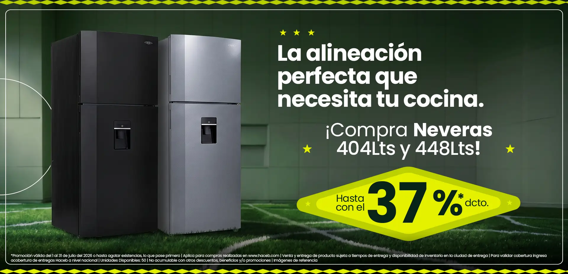 Neveras Haceb en descuento
