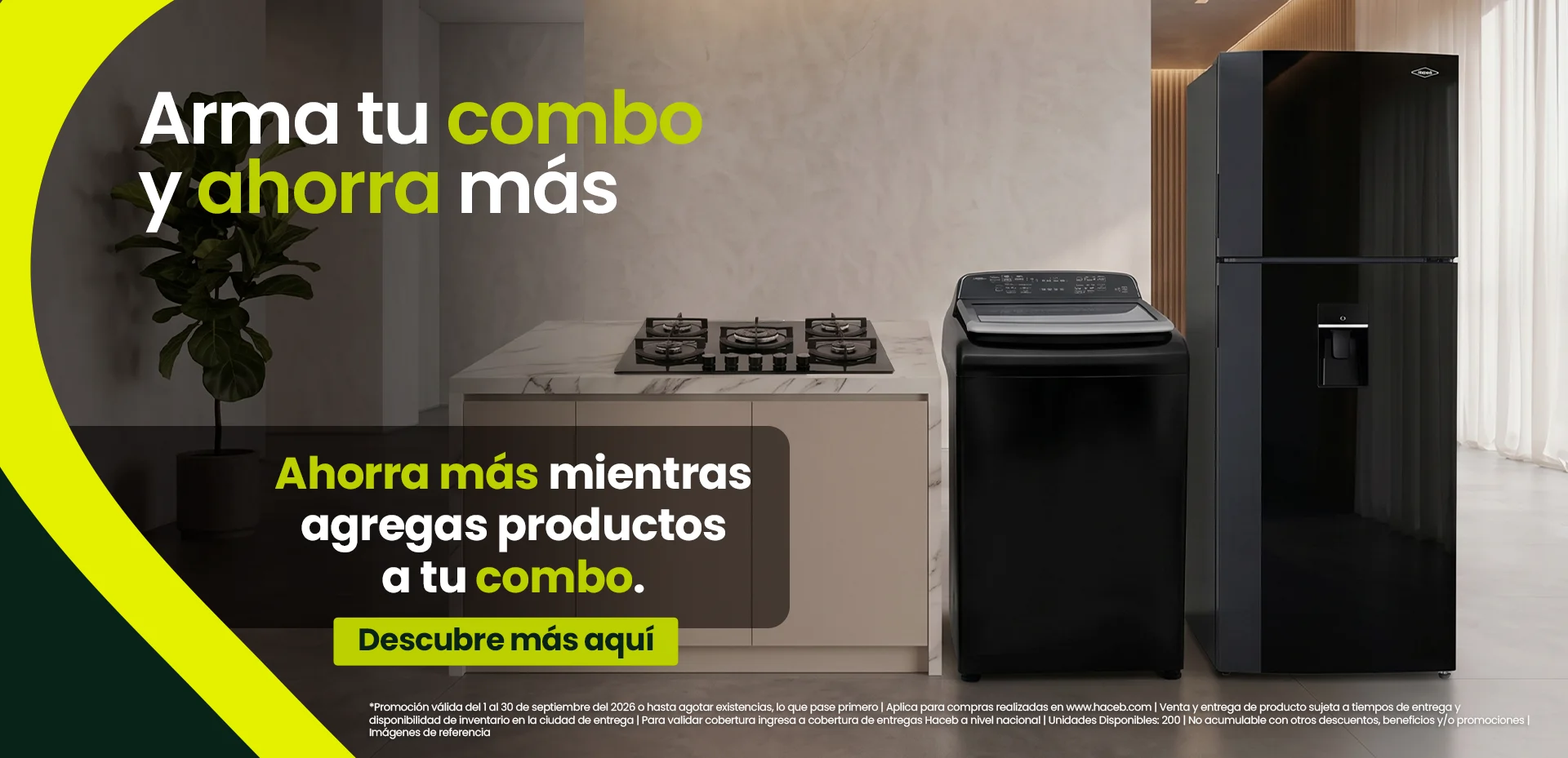 Ahorra más mientras agregas productos a tu combo.